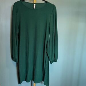 EGreen Long Sleeve Dress